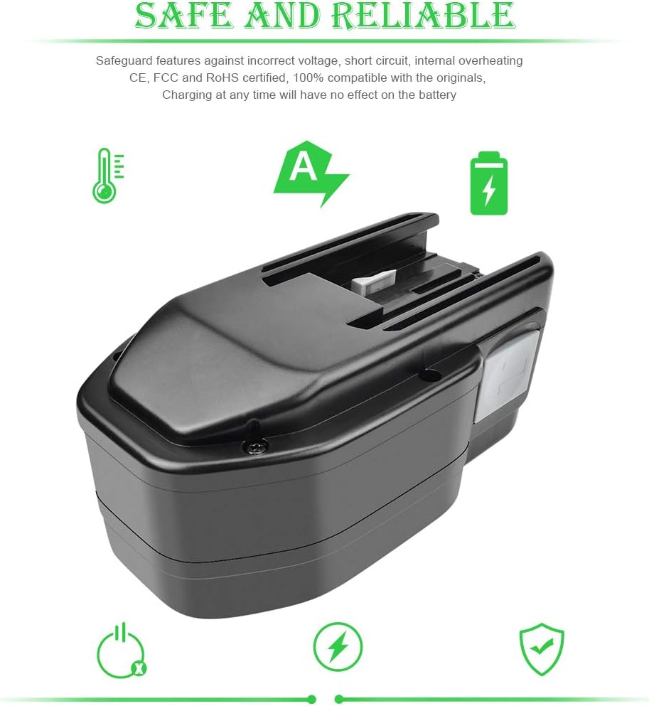 Get Cheap Price Powtree 18V 3.0Ah NI-MH Replacement Battery for Milwaukee 48-11-2230 48-11-2232 48-11-2200 0522-20 6310-20 0524-20 Chicago Pneumatic 8940158631(2 Pack) Exclusive Discount 60% Price Powtree 18V 3.0Ah NI-MH Replacement Battery for Milwaukee 48-11-2230 48-11-2232 48-11-2200 0522-20 6310-20 0524-20 Chicago Pneumatic 8940158631(2 Pack)