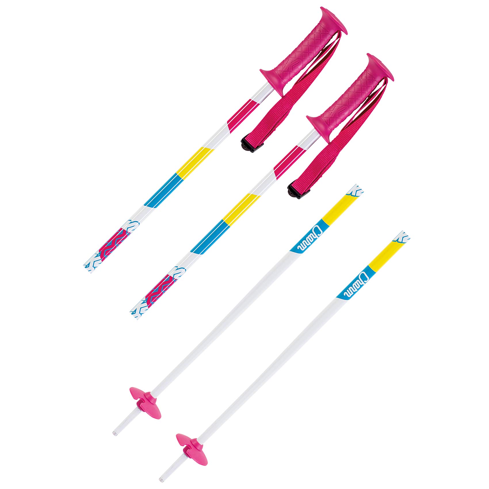 K2 Skis Girl's Charm White Ski Poles, White, 100 Sports & Outdoors
