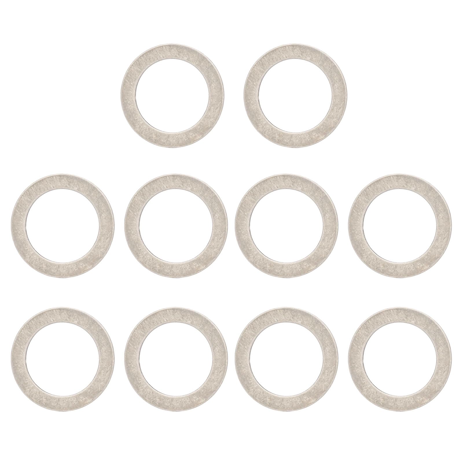 Hsioluted 10Pcs Bicycles Pedal Spacer Stainless Steels Pedal Washer Spacer Bike Gaskets Cranks Road Bike Accessories Road Accessories