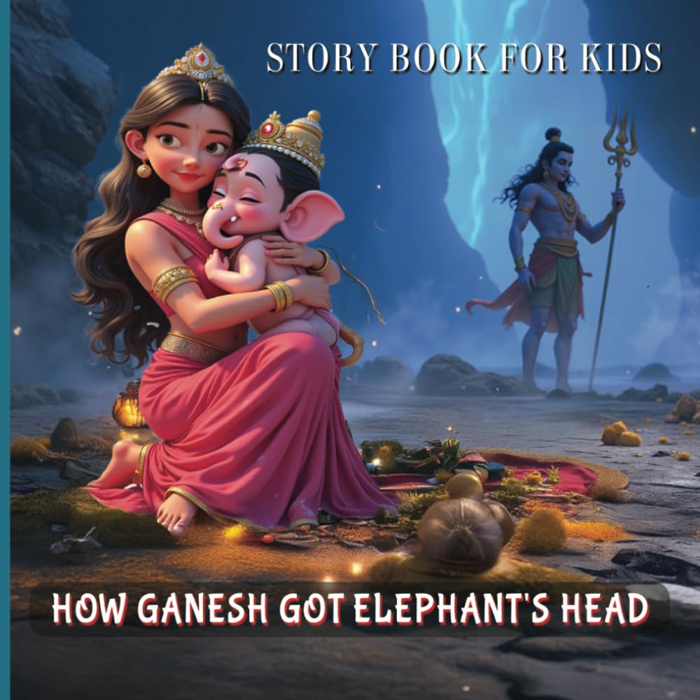 story book for kids.: how lord ganesh got his elephant head.