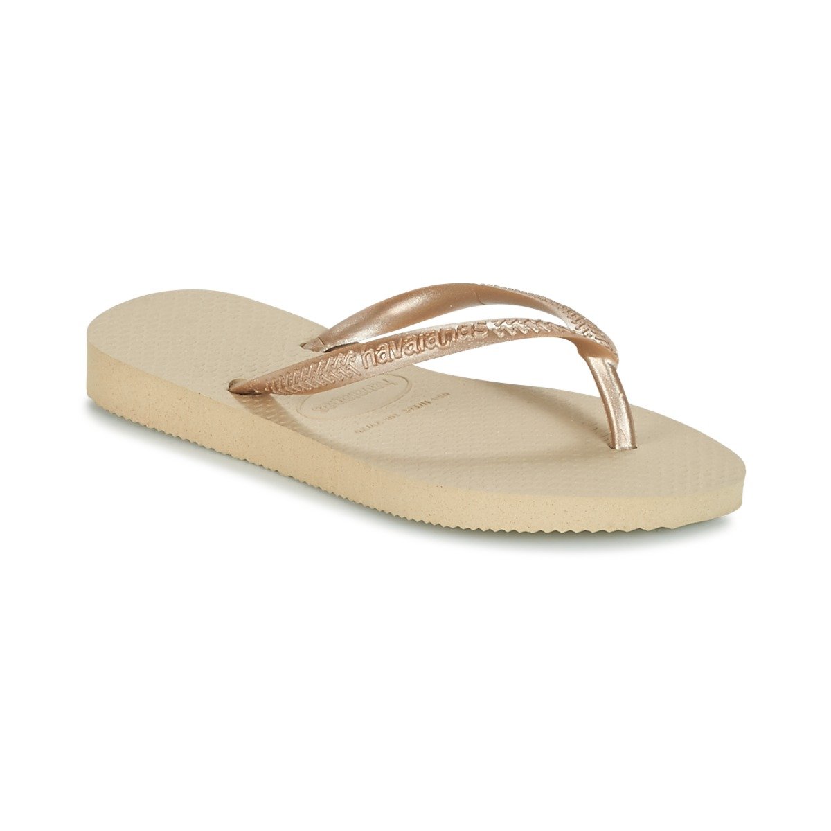 Havaianas Slim (Mini Me) Girls FlipFlop Sand Grey/Light Golden 1/1.5 UK