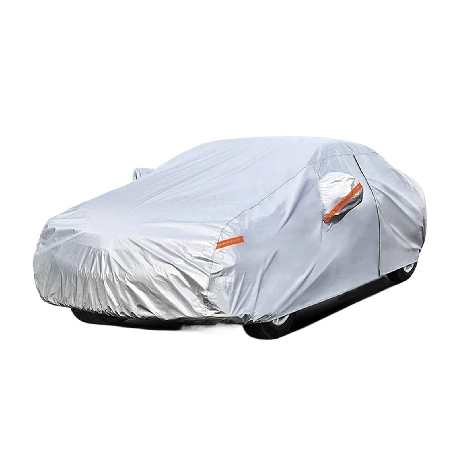 Protector Parabrisas Cubierta de Coche para automóviles, Impermeable para Todo Tipo Clima, con Cerradura y Puerta Cremallera, la Lluvia el Sol, Compatible Jeep(2M)