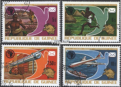 Prophila Collection Guinea 700A-703A (Completa Edizione) 1974 100 Anni UPU (UPU) (Francobolli per i Collezionisti)