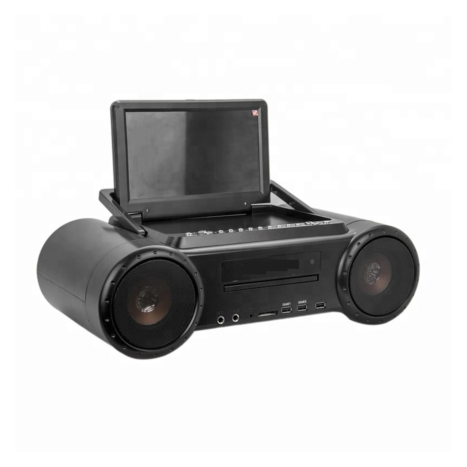 Lettore DVD portatile, Lettore DVD portatile con TV analogica FM USB TF Card Slot 9inch Home DVD