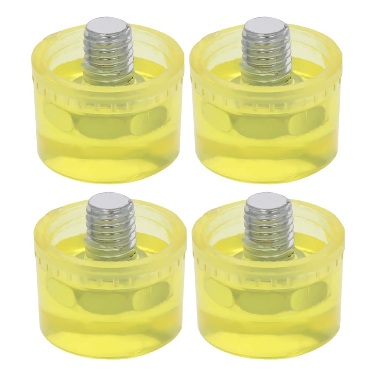 HOLIDYOYO 4 Pcs Rubber Hammer Mallet Tip Rawhide Mallet Head Striking Head for Jewelry Making