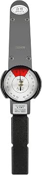 Dial Indicator Torque Wrench Indicating Torquemeter Inch Pound Torque Wrench 1/2" Drive 0-100 Nm High Alloy Steel Iron Aluminum Precision Digital Torque Meter Measure Tool for Torque Testing