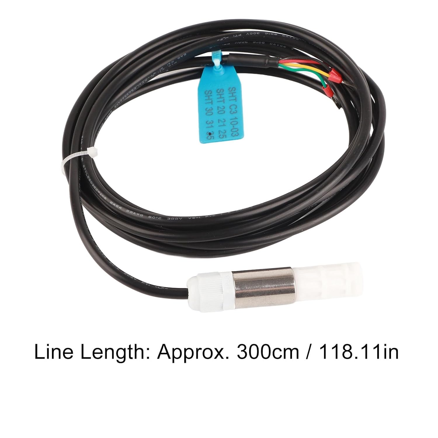 Temperature Humidity Sensor Probe 300cm Digital Soil Sensor I2C Output DC3.3V for Measurement
