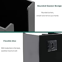 Vista 3 de Tirifer Dispensador de vasos de papel desechable, soporte organizador de almacenamiento de tapa y taza de café de acrílico, accesorios