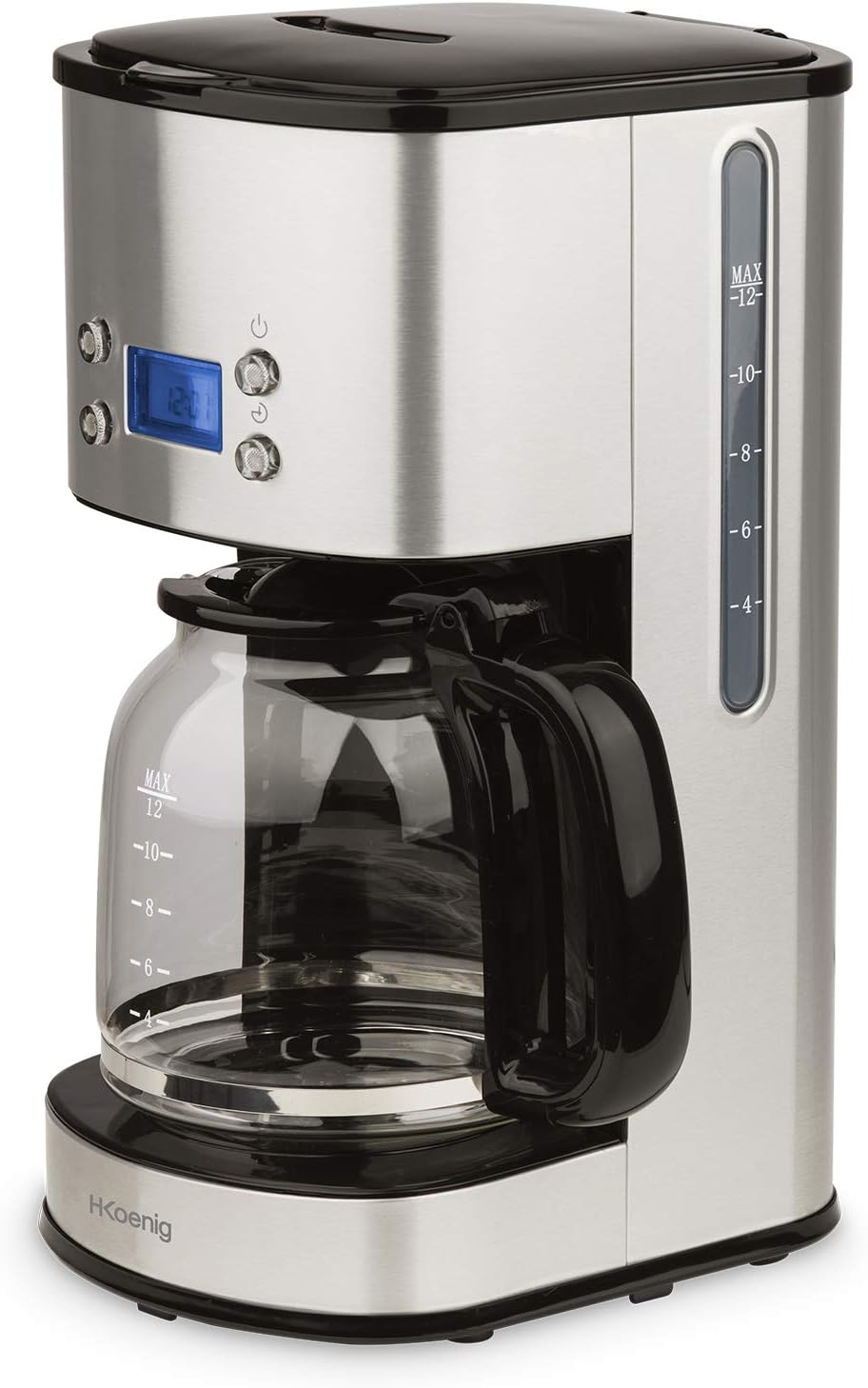 H.Koenig Mg30 Macchina del Caffe Americano, plastica, Acciaio Inossidabile, Inox H.Koenig Mg30 Macchina del Caffe Americano, plastica, Acciaio Inossidabile, Inox