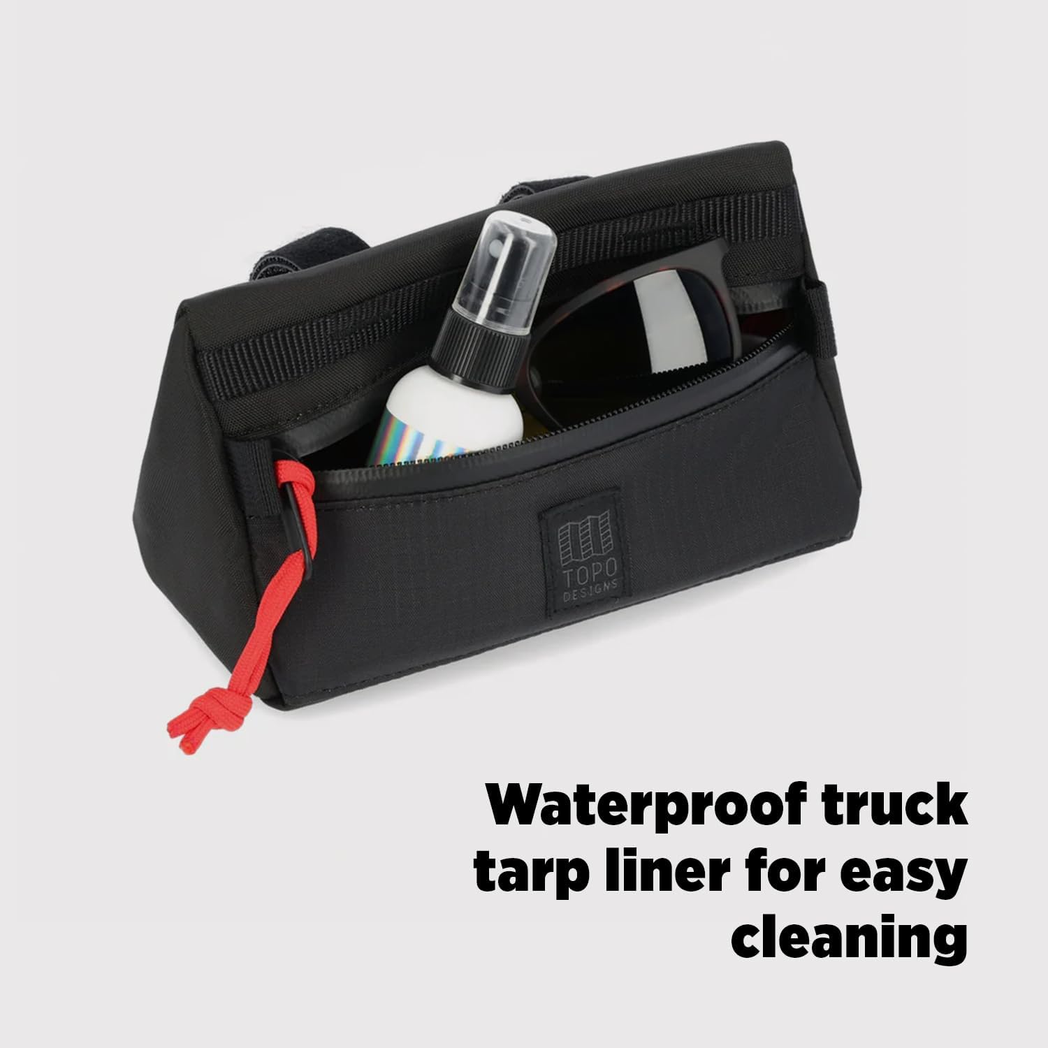 Topo Designs Bike Bag Mini - Mountain Black/Black One Size