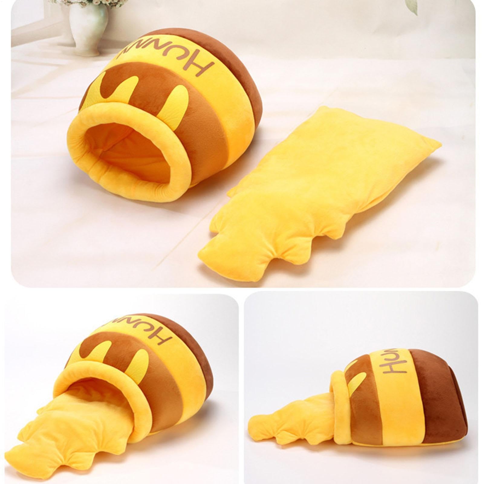 a tenda per gatti – cuccia isolata in peluche per gatti | graziosa grotta per gatti in stile barattolo di miele, morbido cuscino per , sicuro rifugio invernale per gatti gatti