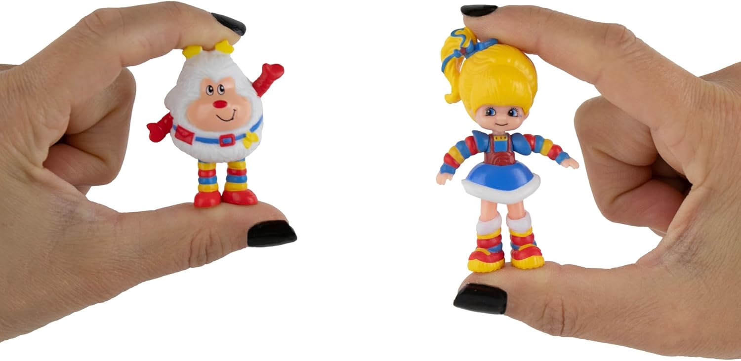 World's Smallest Rainbow Brite and Twink Bundle Set of 2 Micro Action Figures