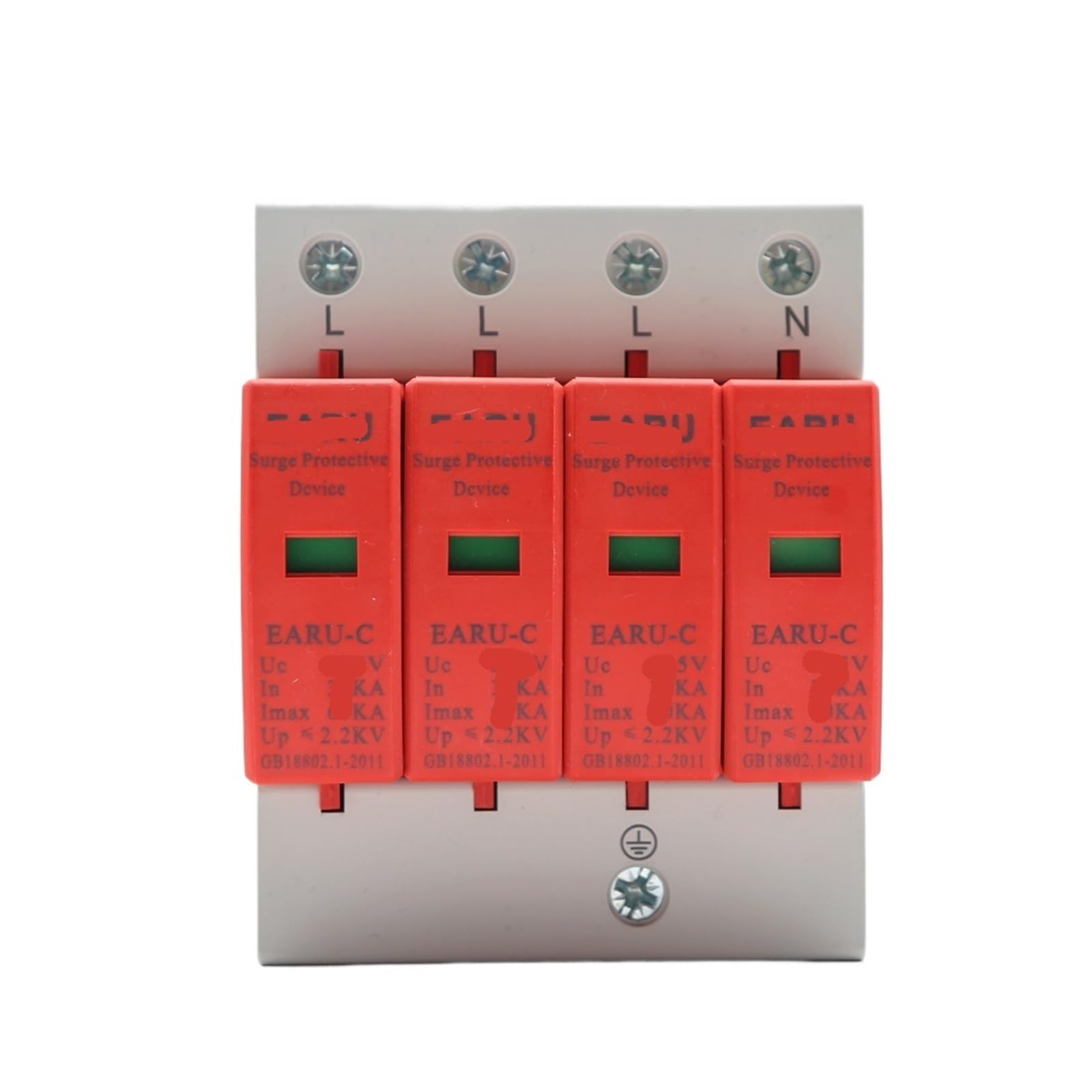 Parafoudre d'alimentation SPD AC385V protection surtensions 4 pôles 4P - 2