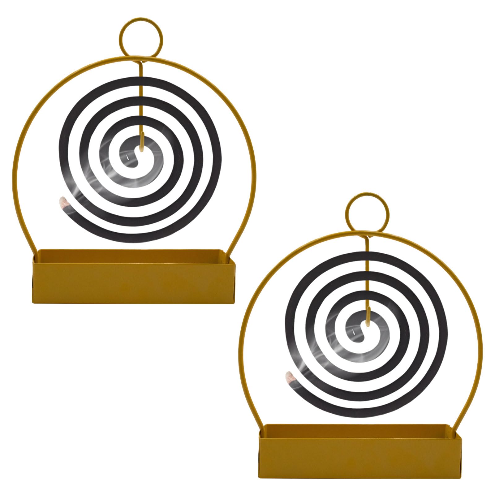 pangutheos Pack of 2 Mosquito Repellent Spiral Holder Iron