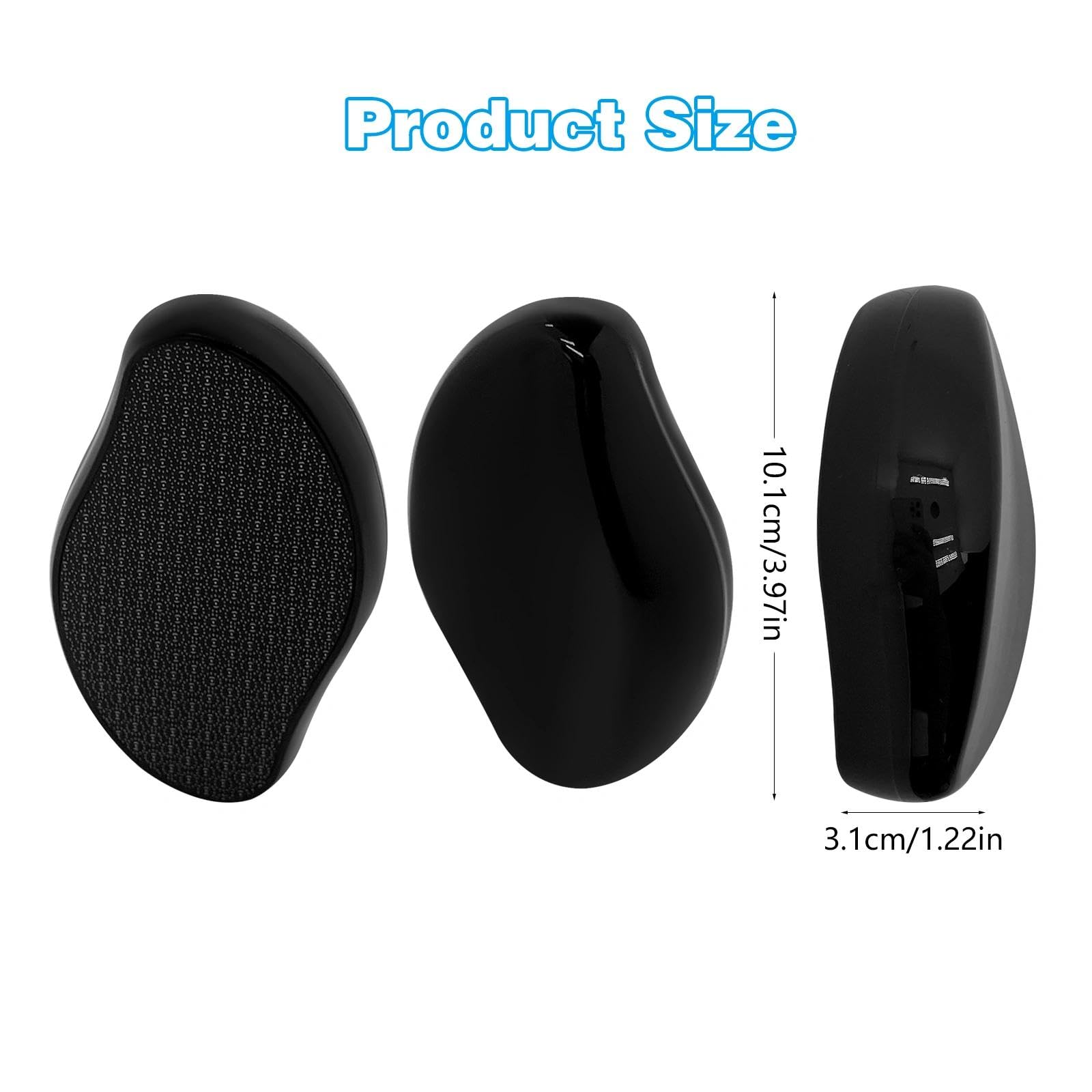 Lima Pies Durezas Nano Glass – Eliminador de Callos Profesional, Exfoliante Pies con Tecnología Nano, Lima Premium para Callos - Para Pies Hermosos (Negro)