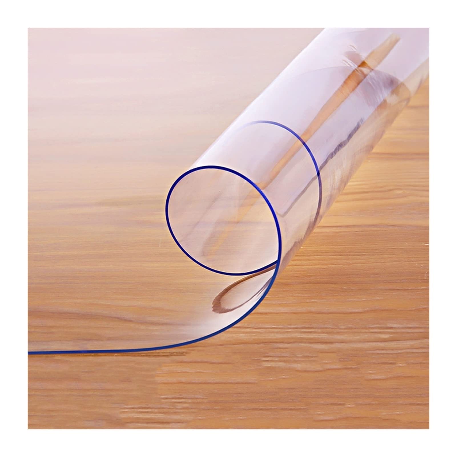 Protecteur table transparent PVC épais 2mm imperméable 50x100cm
