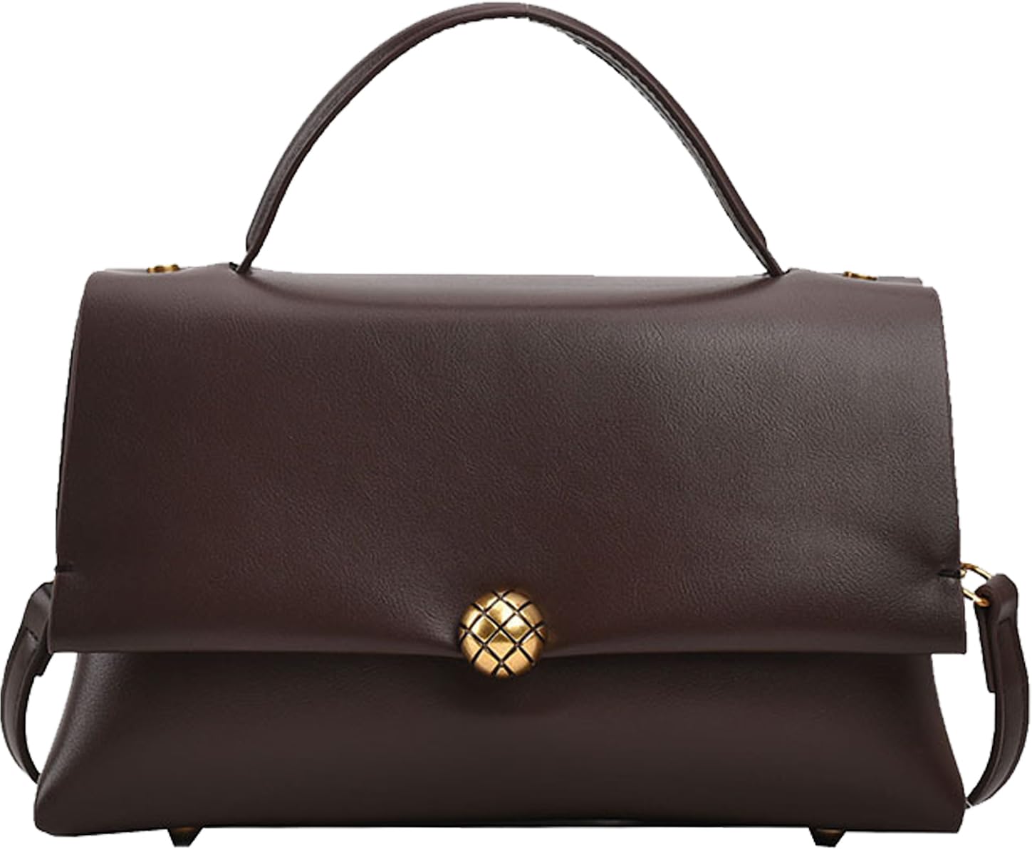 Farcauo Women's TopHandle Handbags Satchel Bags for Women Brown Top Handle Purse Vintage Ladies Purses