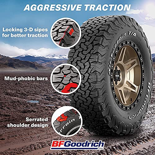 Bfgoodrich All Terrain T/A Ko2 Radial Car Tire For Light Trucks, Suvs, And Crossovers, 31X10.50R15/C 109S #TOP5