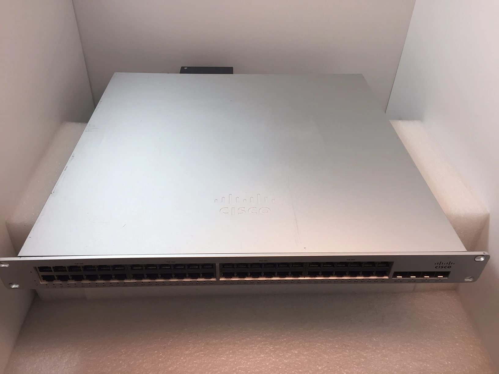 Meraki MS250-48FP-HW Cloud-Managed Stackable Switch 740W POE+ Gigabit 48 Port with 10G SFP+ RPS