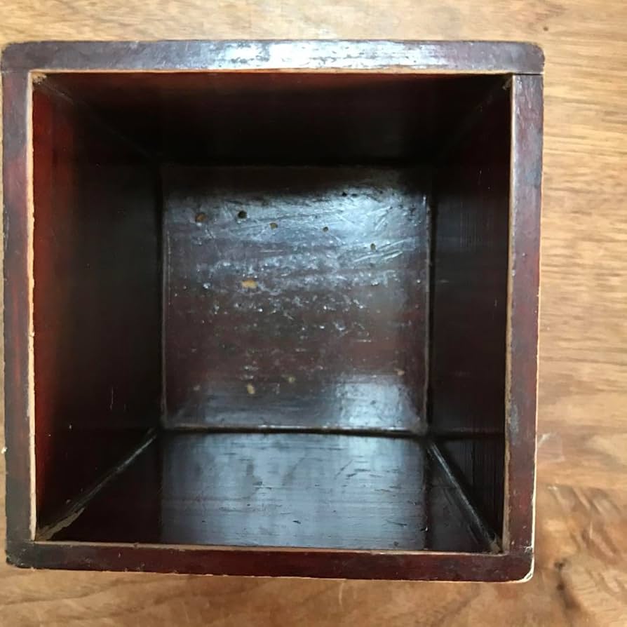 骨董品 江戸明治初期 鉄枠木箱