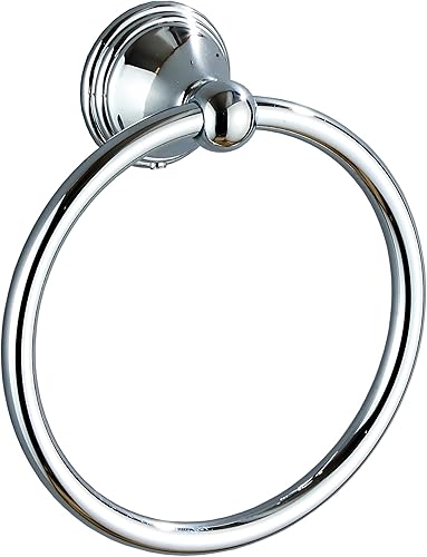 Toallero para baño, soporte cromado para toallas de mano, 1 paquete, accesorios de baño y toalleros para pared de baño