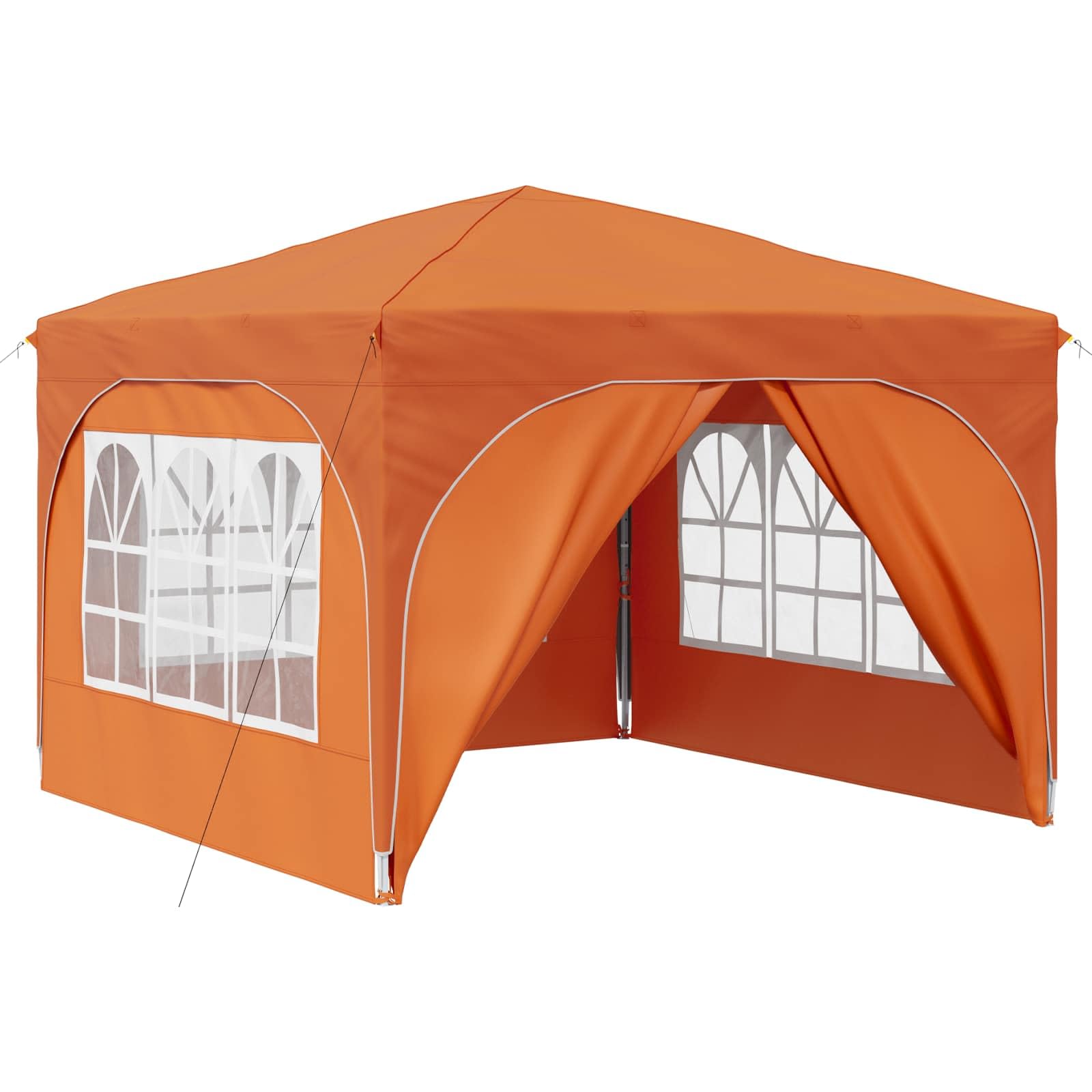 Zasłona Pop-up 290 x 290 x 245 cm, pomarańczowa