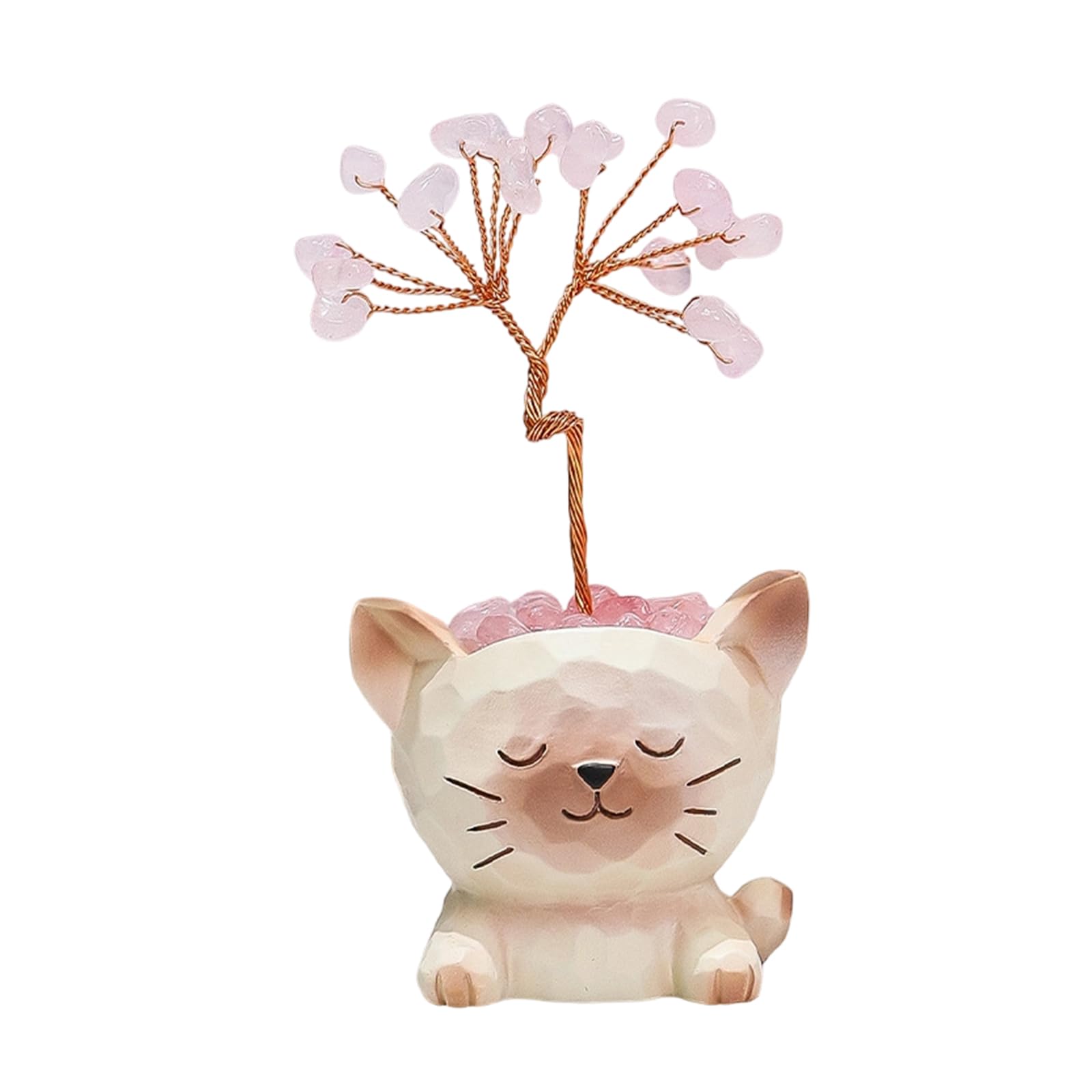 Oxxggkao Crystal Tree with Cartoon Bonsais Quartzs Crystal Money Tree Bonsais Feng Shuis Decors Housewarmings Present Home Decors Feng Shuis Decoration