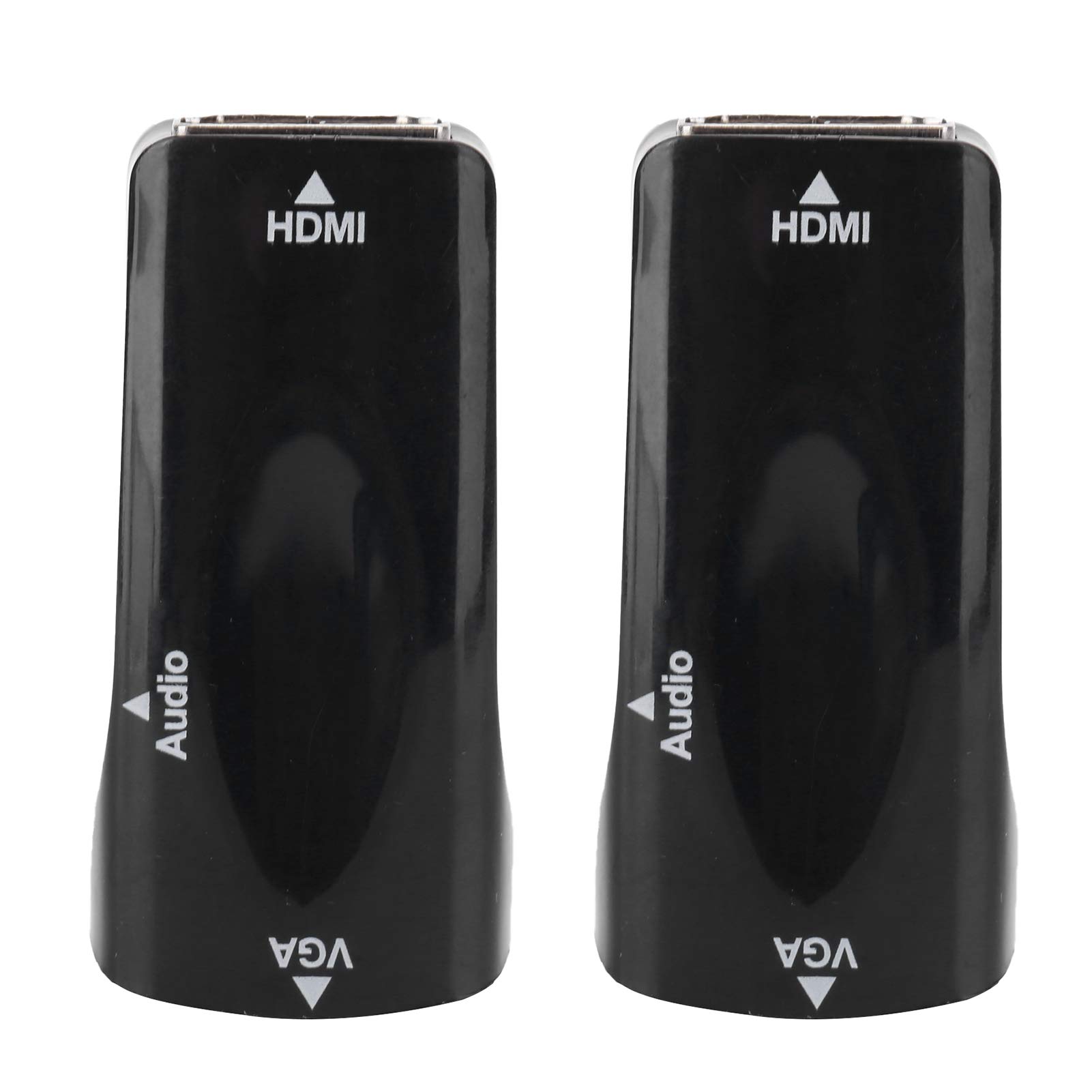 Goshyda Adaptateur HDMI Femelle vers VGA, Convertisseur Vidéo 1080P avec Câble Audio 3,5 mm