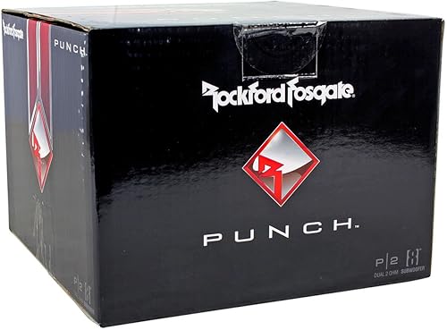 Miniatura 6 de Rockford Fosgate P2D2-8 8" Punch P2 500W 2-Ohm DVC Subwoofer de audio para coche con cono de papel reforzado y cesta Flexfit