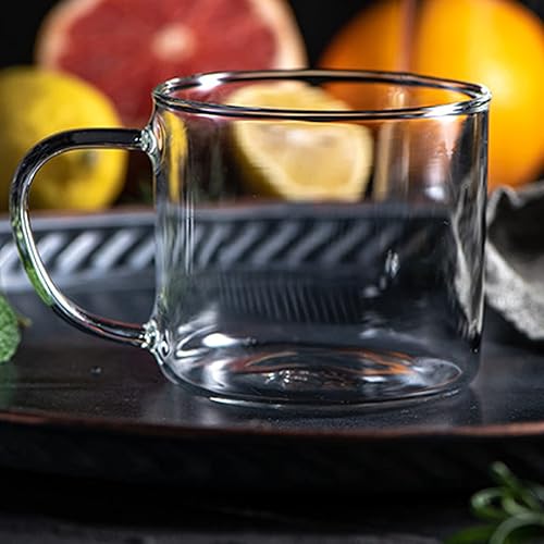 Miniatura 6 de Jarra de agua de gran capacidad, jarra de vidrio vintage con asa, jarra de agua de noche y juego de vidrio, práctica jarra de agua de vidrio para