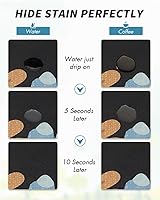 Vista 6 de AMOAMI Tapete de café absorbente con parte trasera de goma para secar platos para encimera de cocina, accesorios de bar para debajo de la cafetera