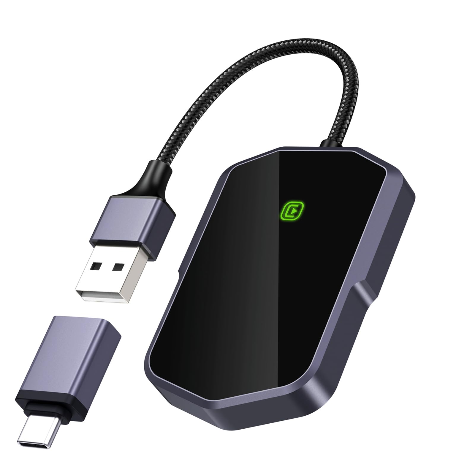 Wireless CarPlay Adapter for iPhone, Seamless Connection for Convert Wired to Wireless Car Play Adapter, Wireless Bluetooth Apple Car Play, Plug & Play for Cars from 2017 & iPhone iOS 10+