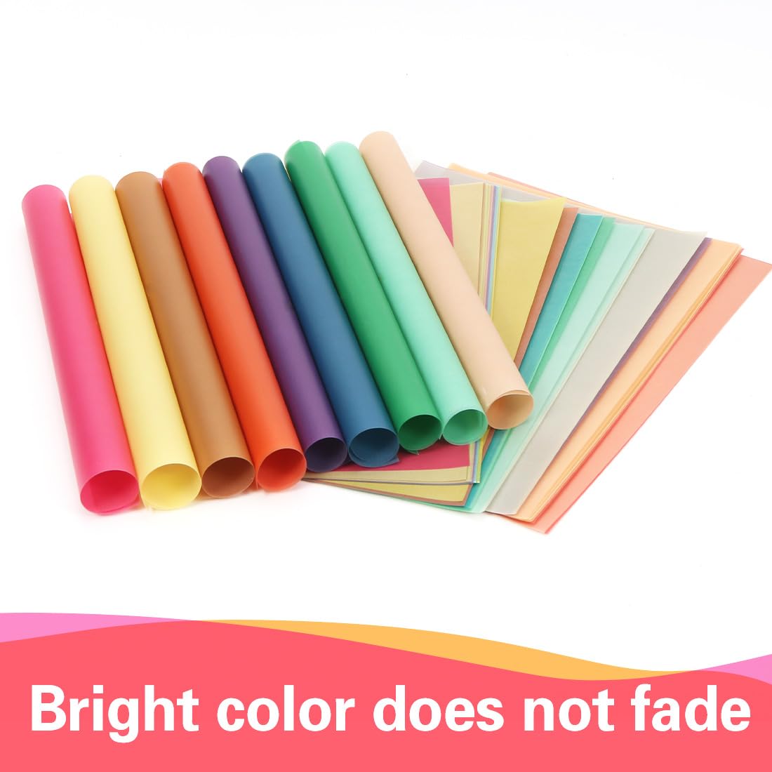 VOPIWOZ 40 Feuilles De Papier Couleur A4, 20 Couleurs Papier Calque A4, Papier Transparent Imprimable, Le Parchemin Peut êTre Utilisé Pour Fabriquer Des Cartes De VœUx, Des Invitations, Des Lanternes