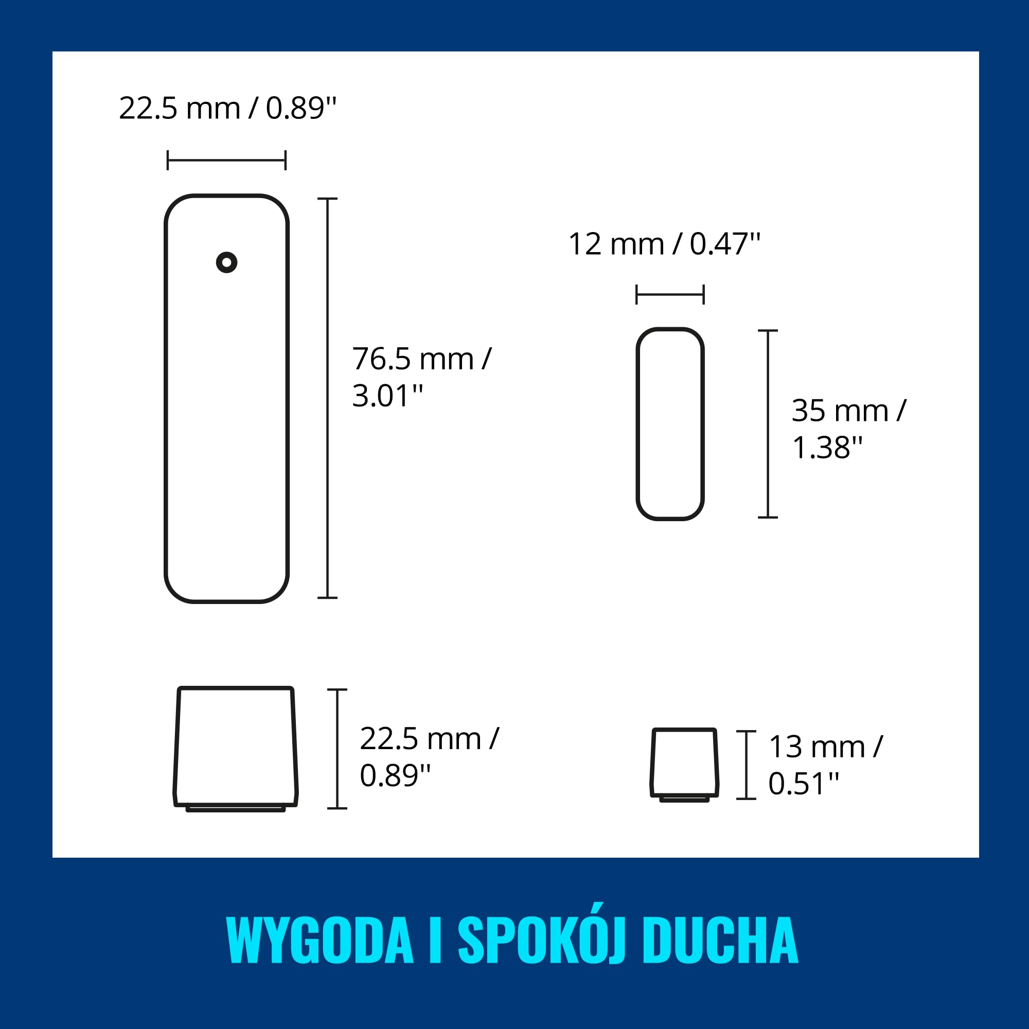 Czujnik Kontaktu WiZ – Monitorowanie Domu, Alerty w Czasie Rzeczywistym, Alarmy Świetlne, Łatwa Konfiguracja, Powiadomienia, Sterowanie Aplikacją, Współpracuje z Kamerą i Światłami WiZ.