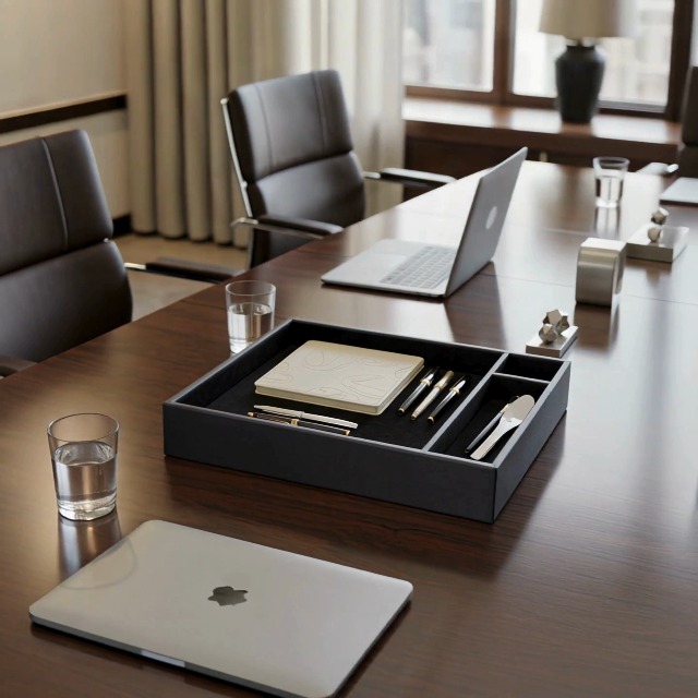 Amazon.com: Dacasso Classic Leather Conference Room Organizer