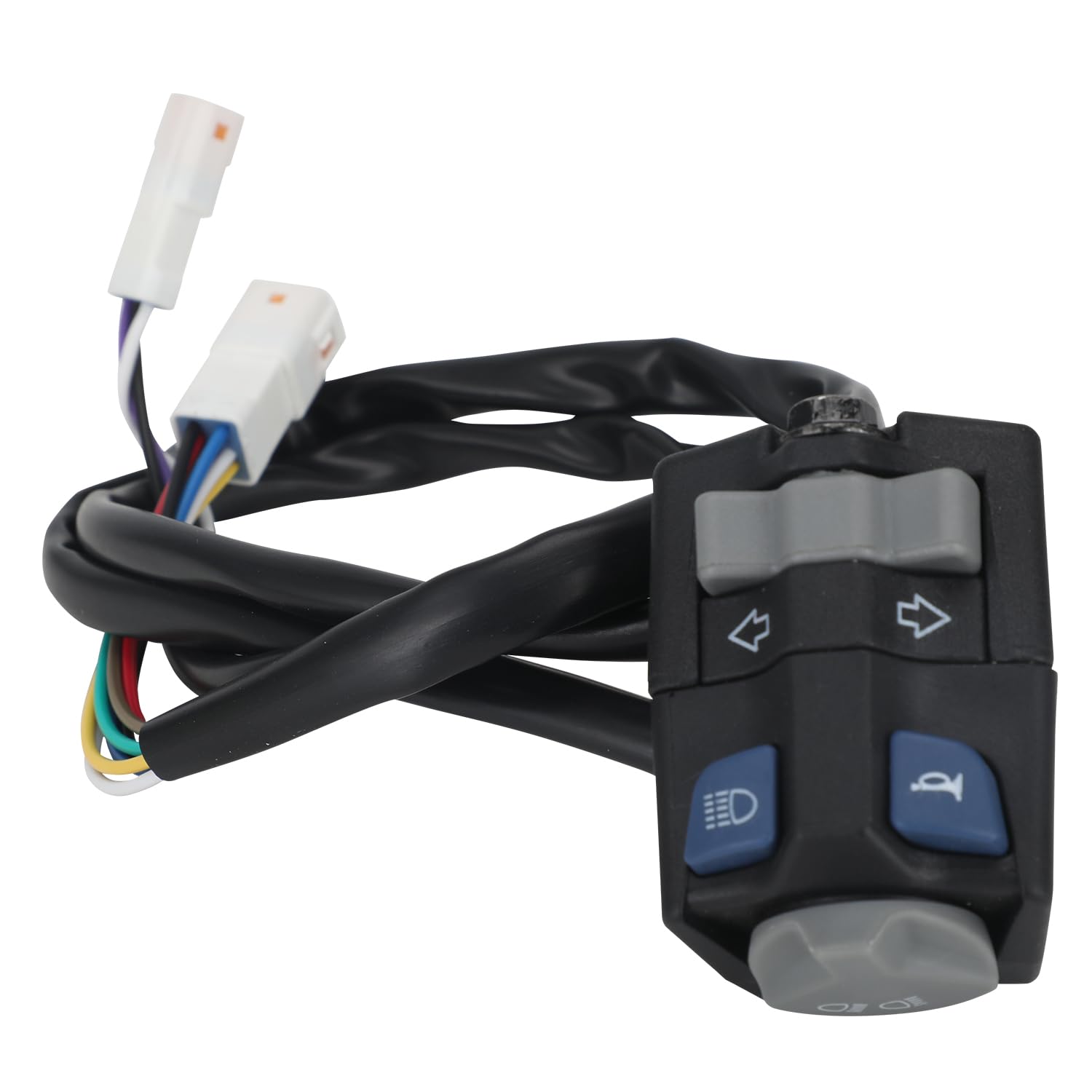 Interruttore Multifunzione Moto, Interruttore Pulsante Clacson, Interruttore Abbaglianti e Anabbaglianti con Cablaggio per EXC EXC-F EC TC Te Fe XCW Free-Ride Rally 125-540cc