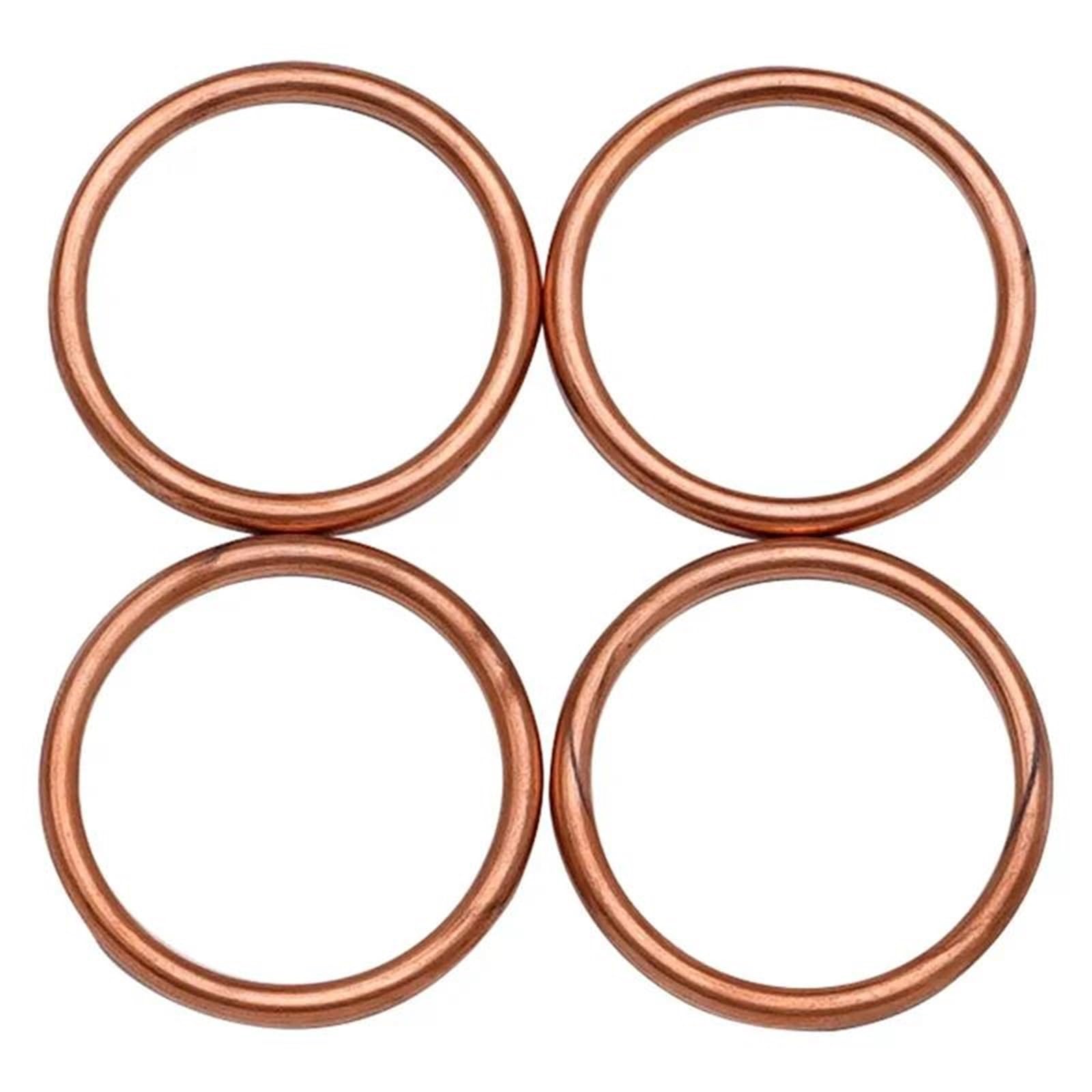 Joint d'échappement moto WOODEY pour Yamaha DT100 DT175 YZ100 YZ80 lot de 4