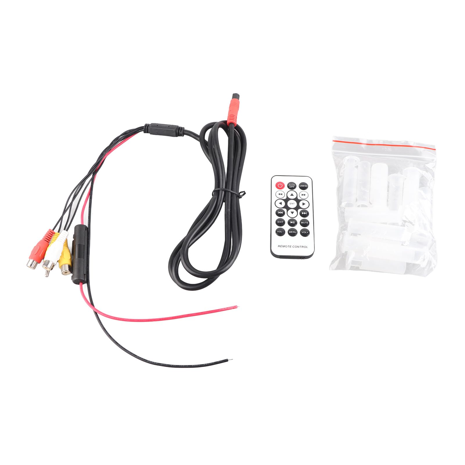 Universale Poggiatesta Monitor Kit, 7 Pollici Auto per Poggiatesta Monitor, Poggiatesta Video Media Player Mp5 Monitor per Auto Con Lettore Multimediale Video per Auto (Nero),Poggiatesta e braccioli