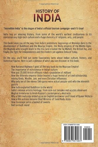 History Of India: An Enthralling Overview Of Significant Civilizations, Empires, Events, People, And Religion (Asia) #TOP28