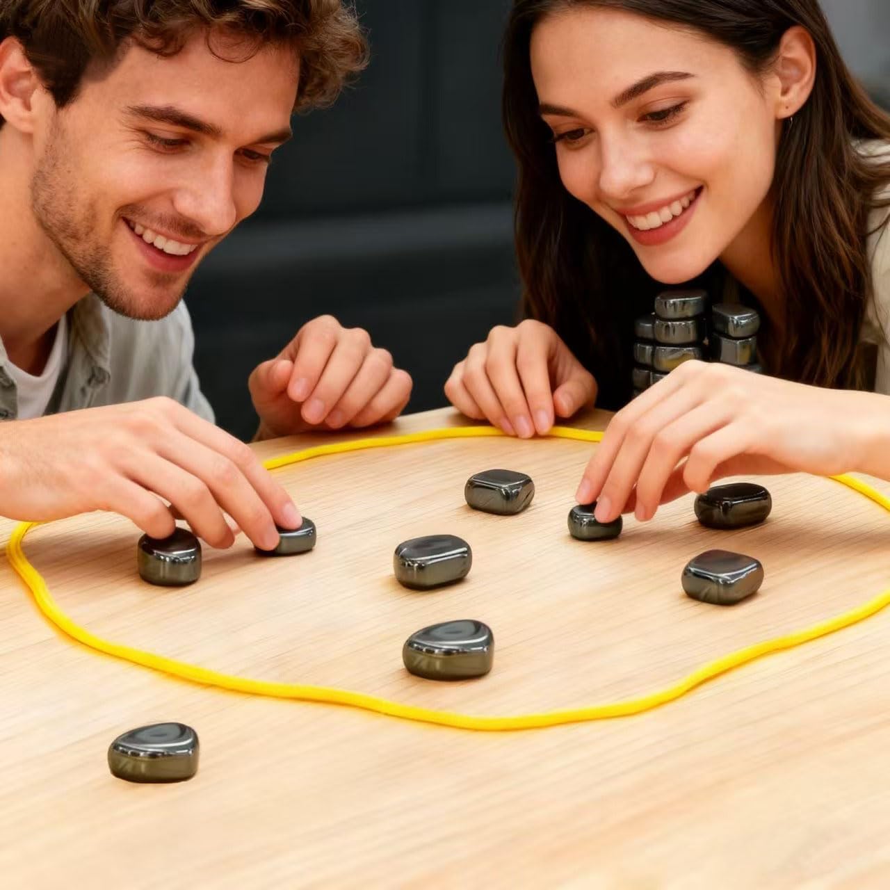 Magnetic Chess Game Magnet Game with String, Magnetic Chess Game for Family & Party & Travel & Camping (Age 9+)(Style 2)