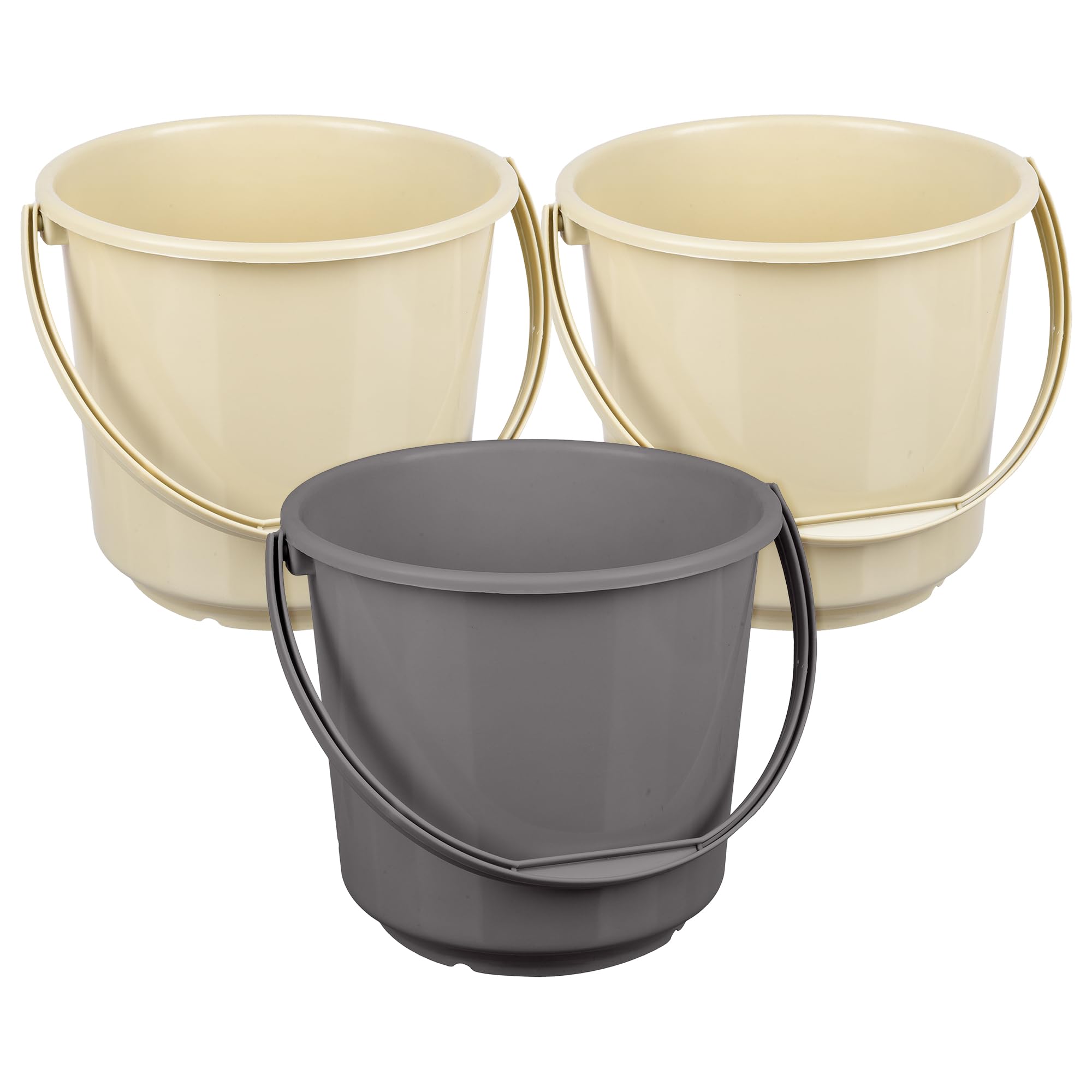 Kuber Industries Bucket | Plastic Bucket for Mopping | Bucket for Cleaning | Storage Container Bucket | Water Storage Bucket | Bathroom Bucket | Plain Bucket | 5 LTR | Pack of 3 | Multi (B0CKN9J9JC) Amazon Price History, Amazon Price Tracker