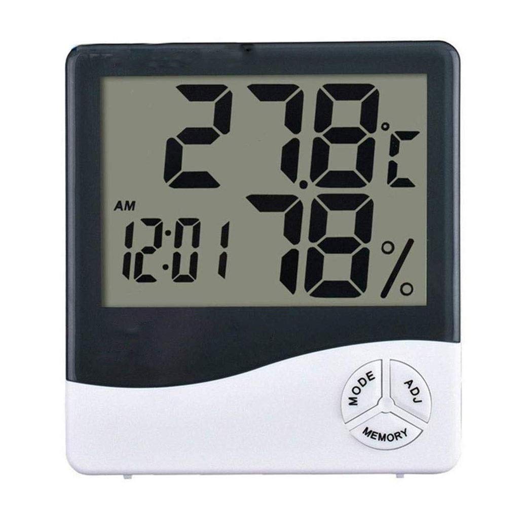 Termometr pokojowy - elektroniczny miernik temperatury i wilgotności do domu wewnątrz precyzyjny stół temperatury i wilgotności