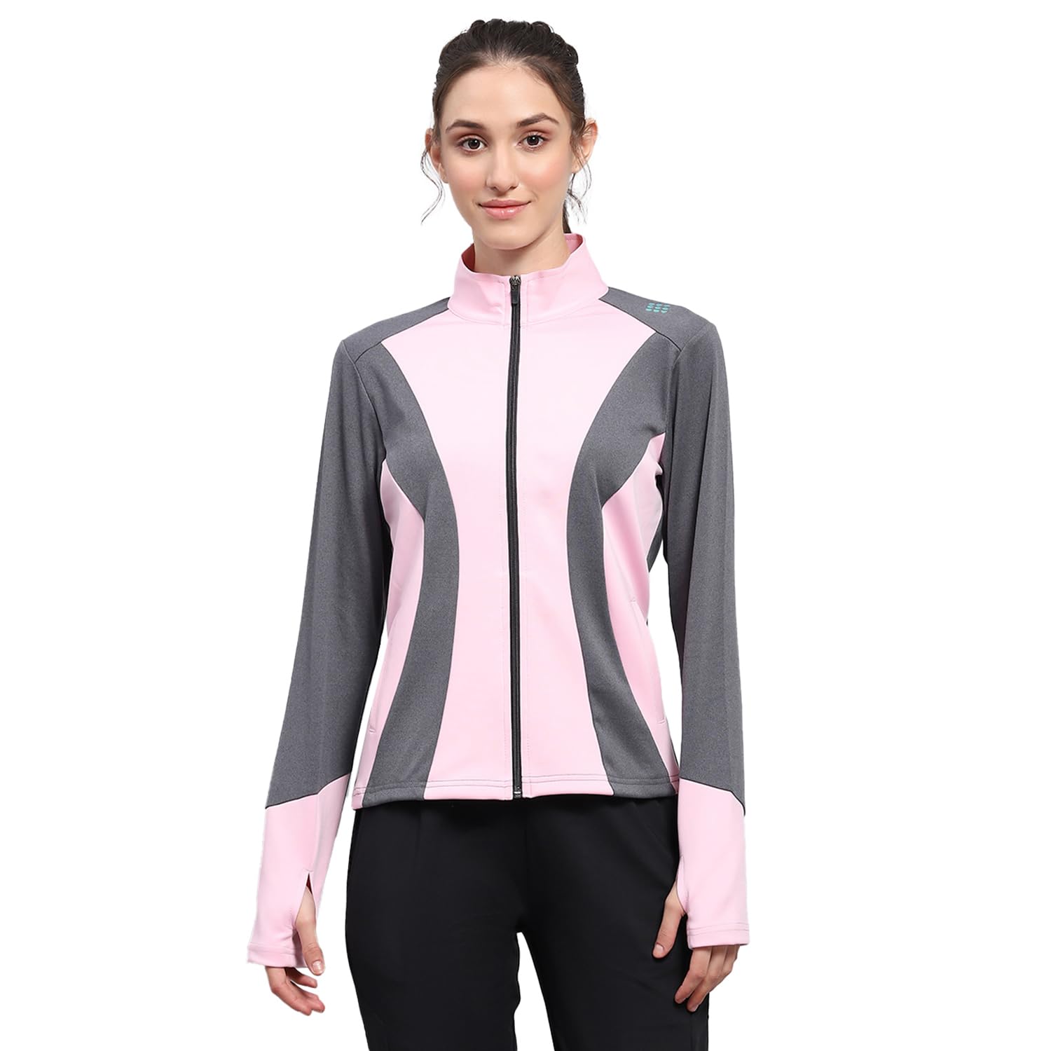 ROCK.IT Rockit from House of Monte Carlo Womens Solid Mock Neck Full Sleeve Sweatshirt (2240102694)-picture-32