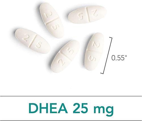 Miniatura 5 de Nutricology Dhea 25 mg comprimidos de liberación sostenida, 60 unidades