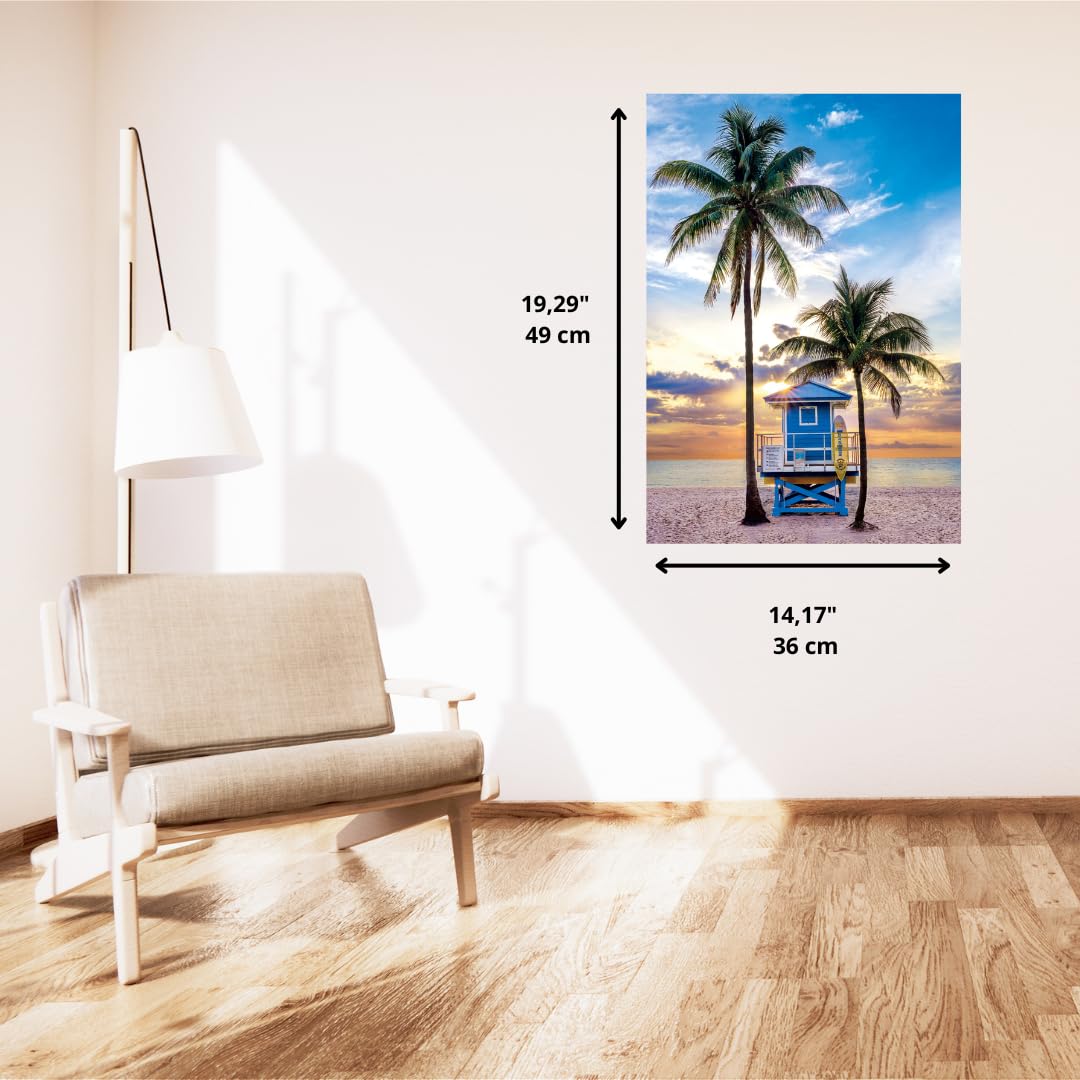 Clementoni - Puzzle pour Adultes 500 Pièces, HQC Riomaggiore Coast Fabriqué en Italie, 35570