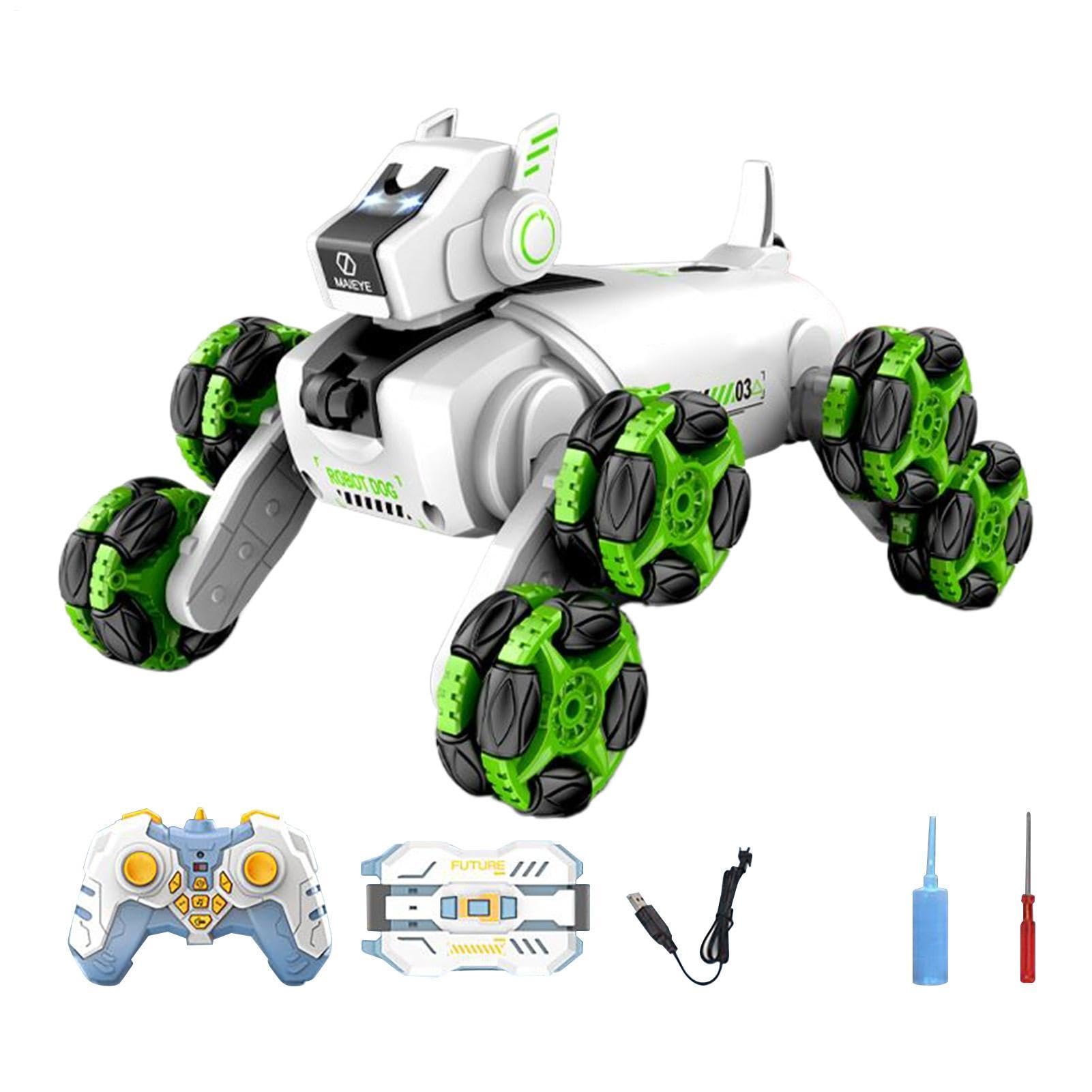 Cane robot, cucciolo di robot Cane robot intelligente 8WD portatile