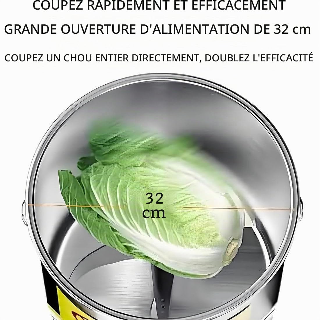 Hachoir à Légumes électrique Professionnel à 4 Lames, Robot Culinaire Robuste, Broyeur en Acier Inoxydable De 1800 W, pour La Préparation D'aliments pour Volailles Et Animaux
