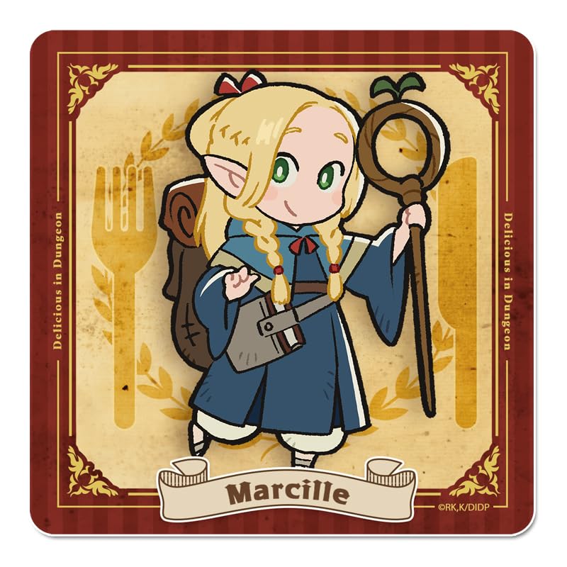 Amazon.co.jp: ダンジョン飯 マルシル ラバーマットコースター