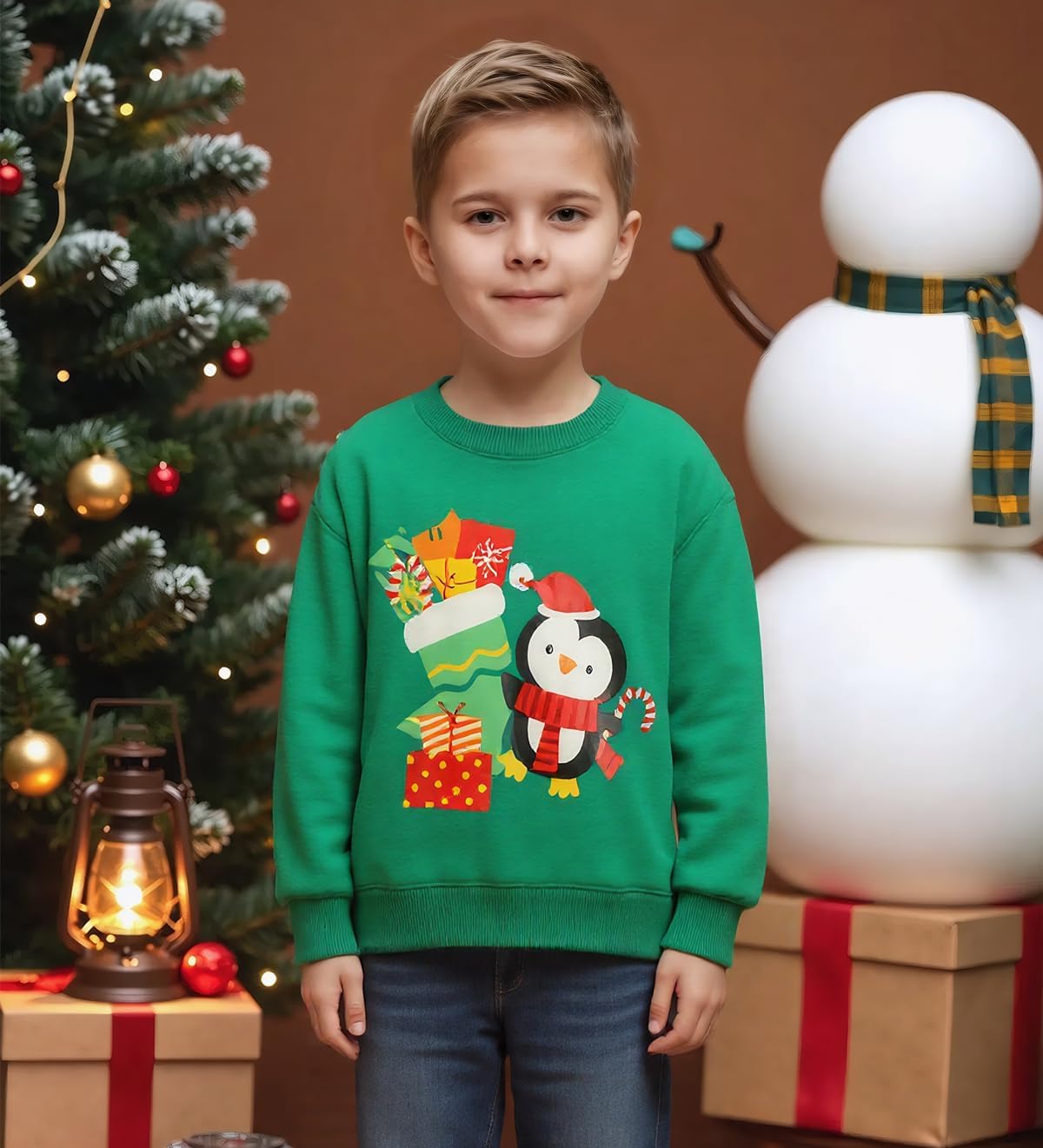 Toddler Boys Sweatshirts Dinosaur Long Sleeve Pullover Crewneck Shirts Cartoon Tee Sport Tops for Kids 1-8T - Image 2