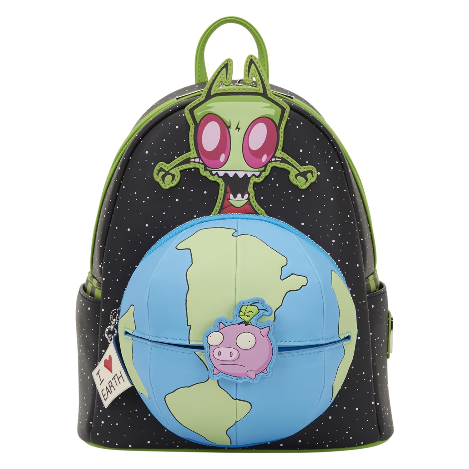 Loungefly Nickelodeon Invader Zim Glow Mini Backpack